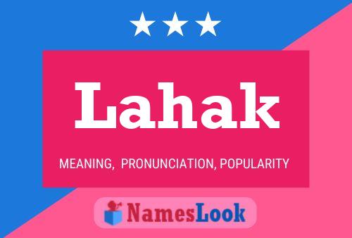 Lahak Name Poster