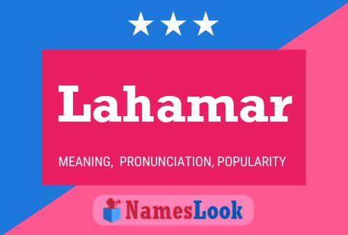 Lahamar Name Poster