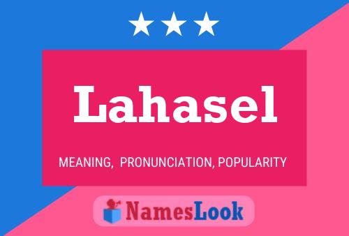 Lahasel Name Poster