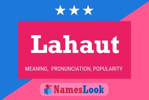 Lahaut Name Poster