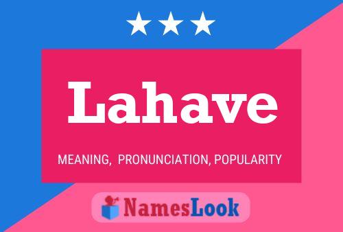 Lahave Name Poster