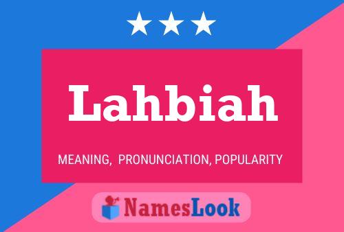 Lahbiah Name Poster