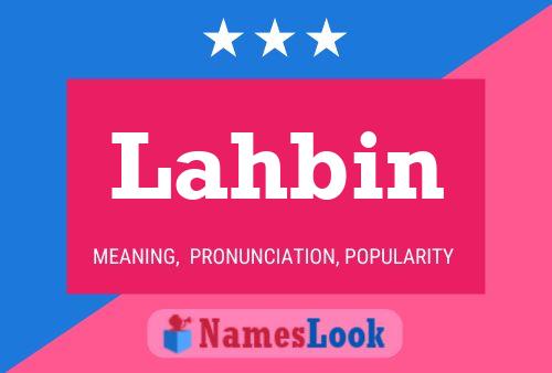 Lahbin Name Poster