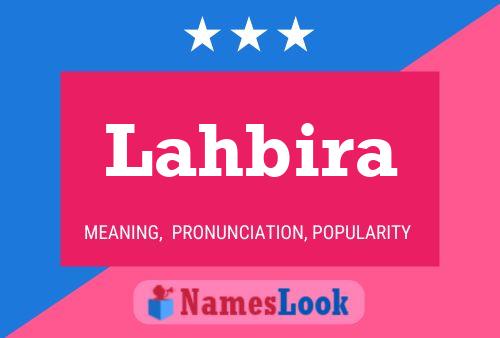 Lahbira Name Poster