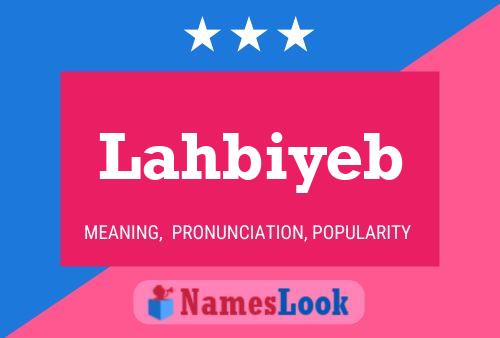 Lahbiyeb Name Poster