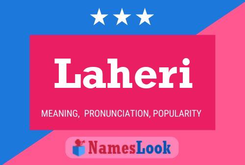 Laheri Name Poster