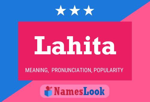 Lahita Name Poster