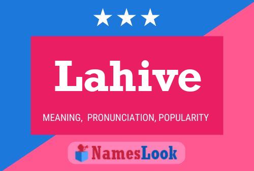 Lahive Name Poster