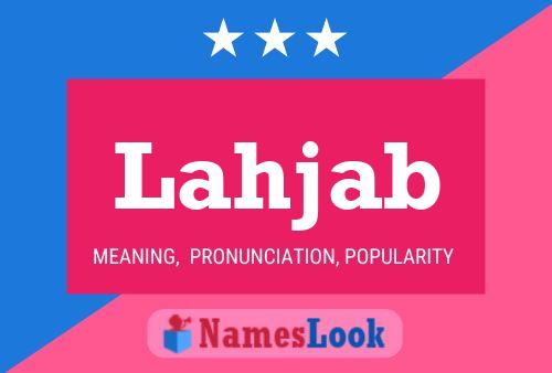 Lahjab Name Poster