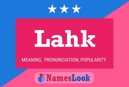 Lahk Name Poster