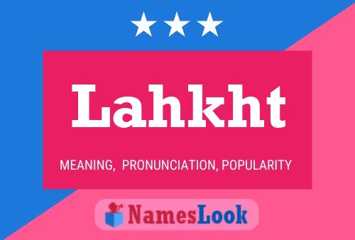 Lahkht Name Poster