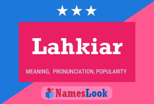 Lahkiar Name Poster