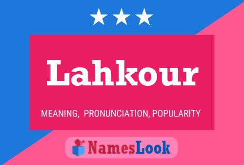 Lahkour Name Poster