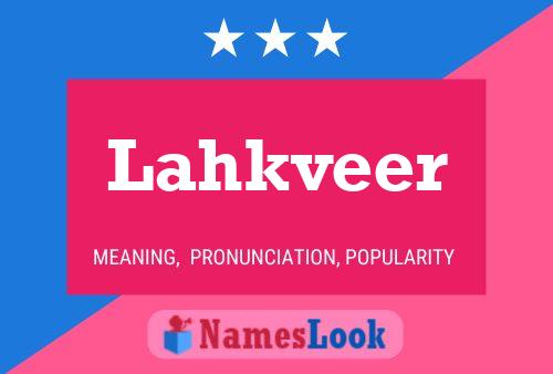 Lahkveer Name Poster