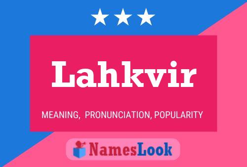 Lahkvir Name Poster