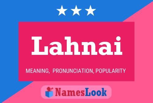 Lahnai Name Poster