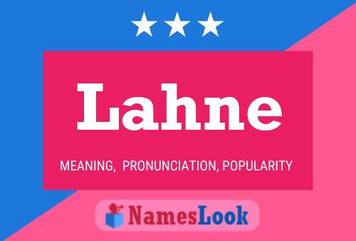 Lahne Name Poster