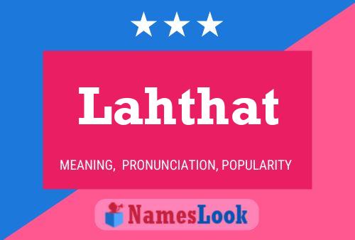 Lahthat Name Poster