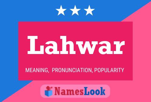 Lahwar Name Poster