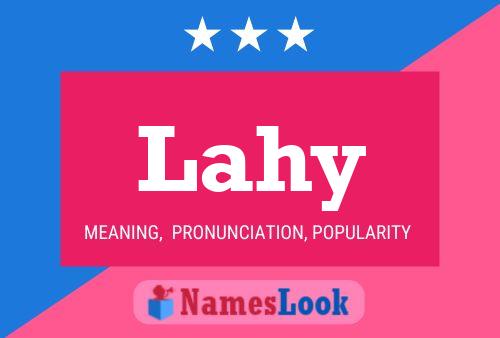 Lahy Name Poster