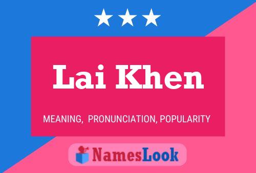 Lai Khen Name Poster