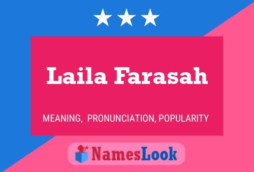 Laila Farasah Name Poster