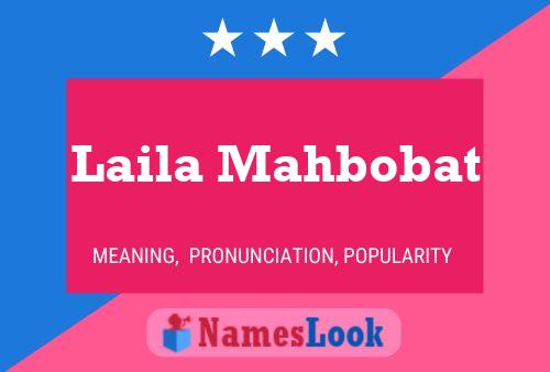 Laila Mahbobat Name Poster