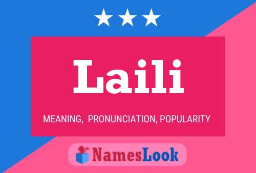 Laili Name Poster