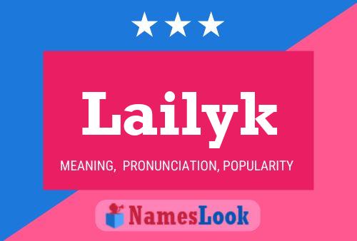 Lailyk Name Poster