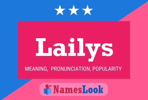 Lailys Name Poster