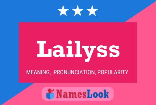 Lailyss Name Poster