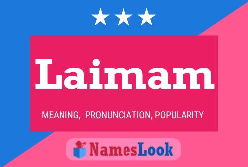 Laimam Name Poster