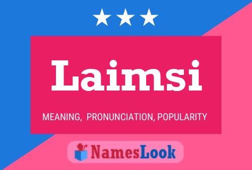 Laimsi Name Poster