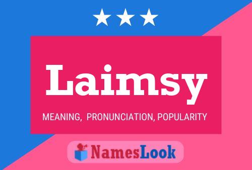 Laimsy Name Poster