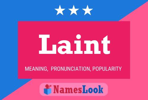 Laint Name Poster