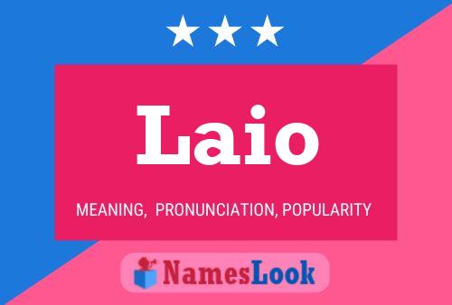 Laio Name Poster