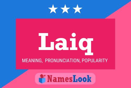 Laiq Name Poster