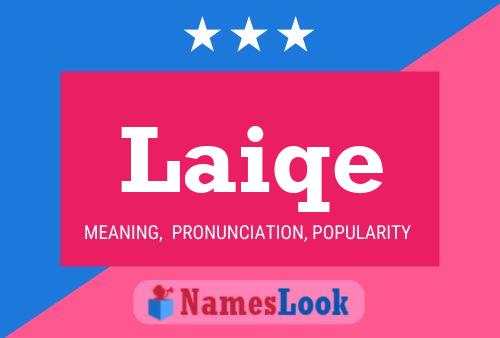 Laiqe Name Poster