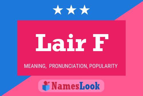 Lair F Name Poster