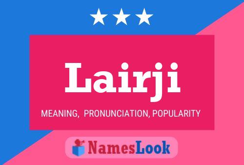 Lairji Name Poster