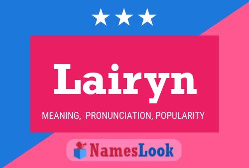 Lairyn Name Poster