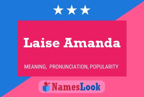 Laise Amanda Name Poster