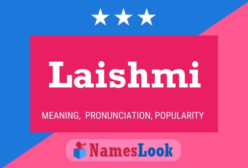 Laishmi Name Poster