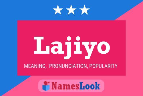 Lajiyo Name Poster