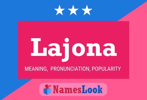 Lajona Name Poster