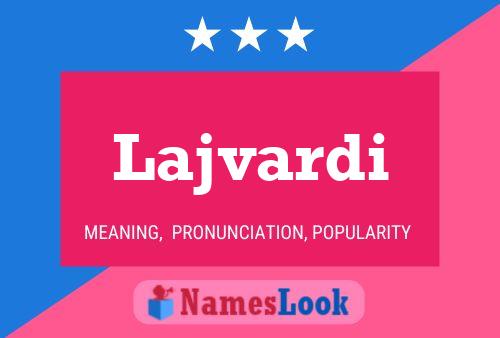 Lajvardi Name Poster