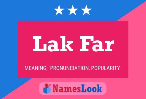 Lak Far Name Poster