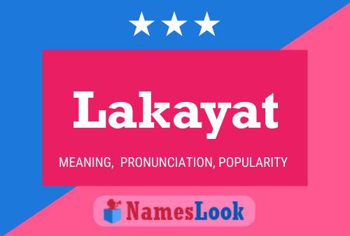 Lakayat Name Poster