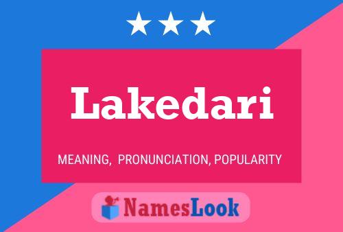 Lakedari Name Poster