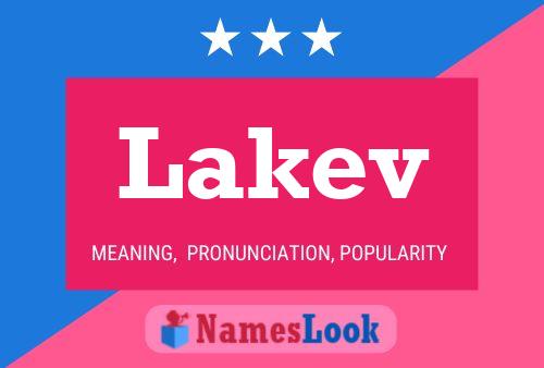 Lakev Name Poster